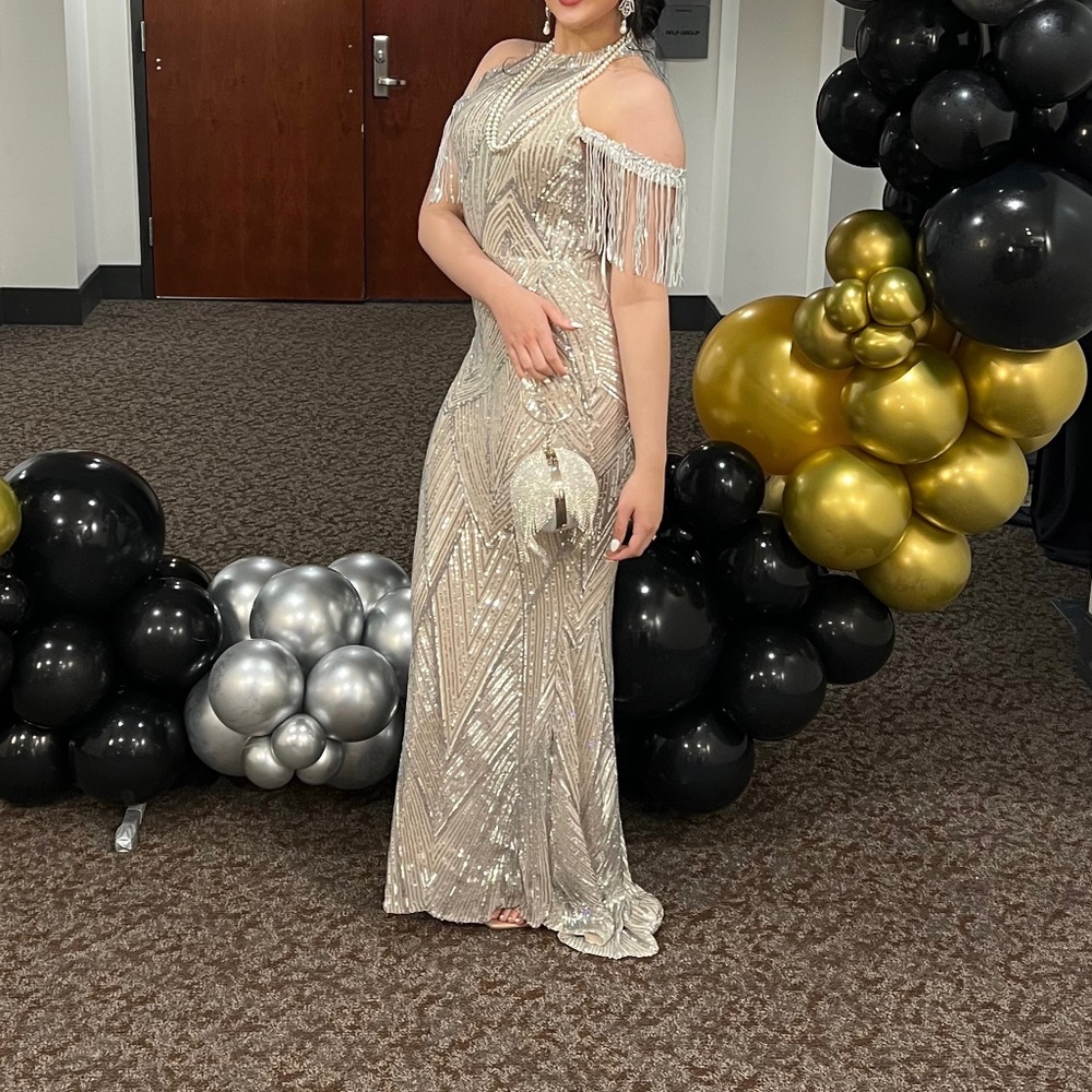 Silver Gala Dress